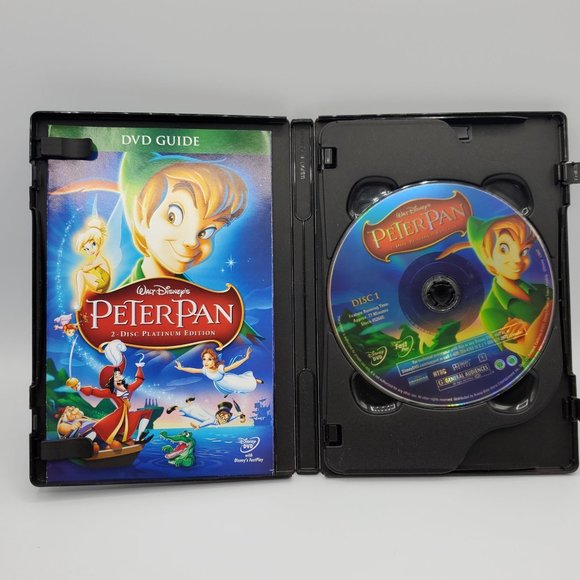 Walt Disney's Peter Pan 2-Disc Platinum Edition 2007 DVD & Bonus Material - Picture 4 of 4